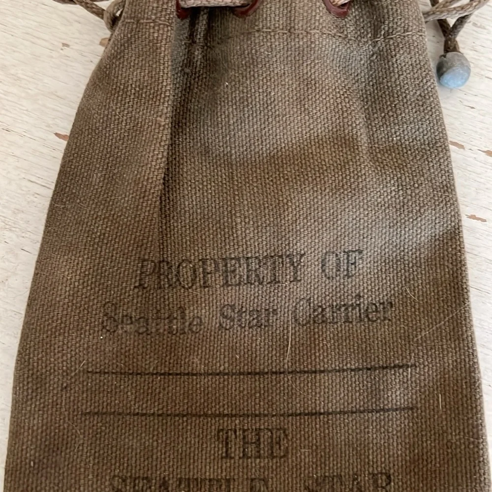 1920s 1930s Seattle Star newspaper carrier money bag